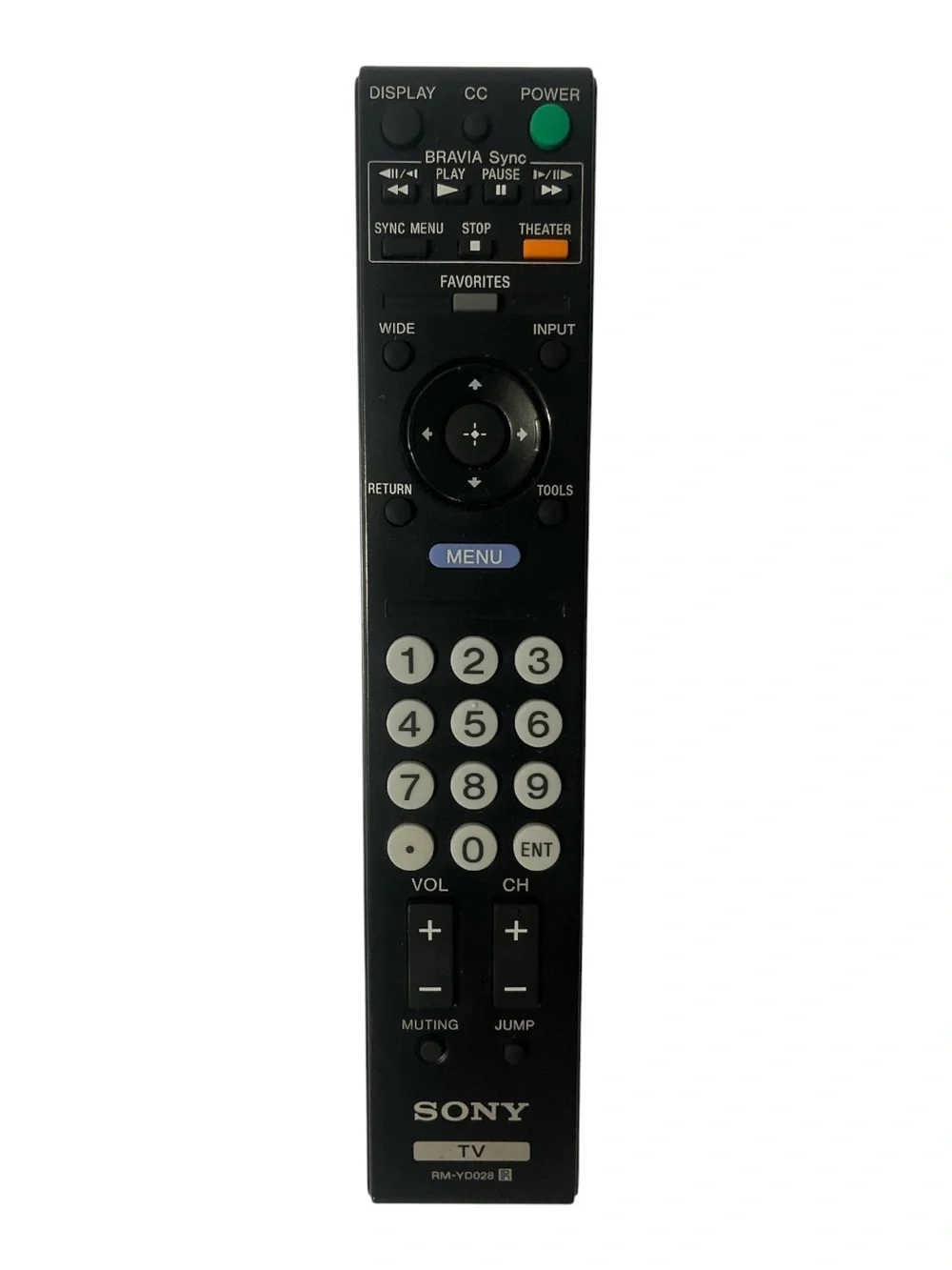GENUINE SONY RM-YD028 BRAVIA LCD TV REMOTE - KDL-52S5100 KDL-46S5100 KDL-40S5100